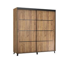 Шкаф ADRK Furniture Berke, 200 см, коричневый цена и информация | Шкафы | 220.lv