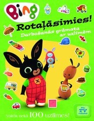 Bing. Rotaļāsimies! Darbošanās grāmata ar uzlīmem цена и информация | Книжки - раскраски | 220.lv