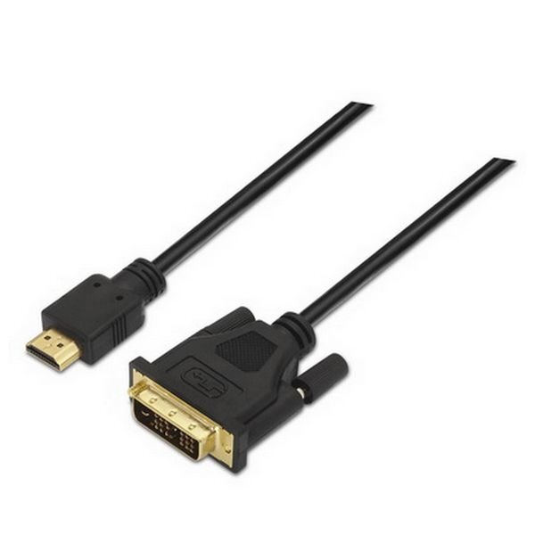 HDMI uz DVI Kabelis NANOCABLE 10.15.0502 1,8 m Macho a Macho Kabelis cena un informācija | Kabeļi un vadi | 220.lv