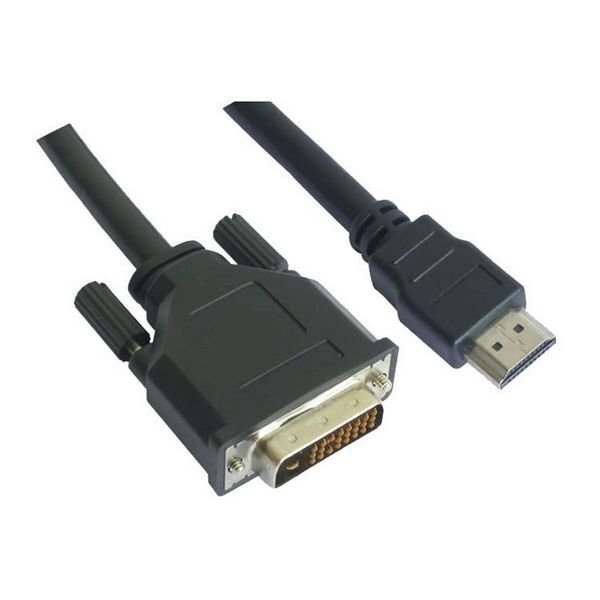 HDMI uz DVI Kabelis NANOCABLE 10.15.0502 1,8 m Macho a Macho Kabelis cena un informācija | Kabeļi un vadi | 220.lv