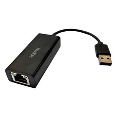 Адаптер Ethernet—USB 2.0 approx! APPC07V3 10/100, чёрный цена и информация | Адаптеры и USB разветвители | 220.lv