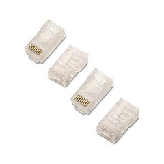 Коннектор RJ45 кат. 6 UTP NANOCABLE 10.21.0201 (10 Pcs) цена и информация | Кабели и провода | 220.lv