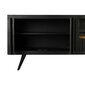 TV galds DKD Home Decor Melns (145,5 x 40,5 x 60 cm) цена и информация | TV galdiņi | 220.lv