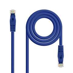 Жесткий сетевой кабель UTP кат. 6 NANOCABLE   Синий цена и информация | Кабели и провода | 220.lv
