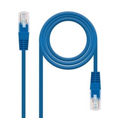 Жесткий сетевой кабель UTP кат. 6 NANOCABLE   Синий цена и информация | Кабели и провода | 220.lv