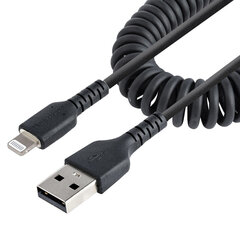 USB uz Lightning Kabelis Startech RUSB2ALT1MBC Melns 1 m cena un informācija | Kabeļi un vadi | 220.lv