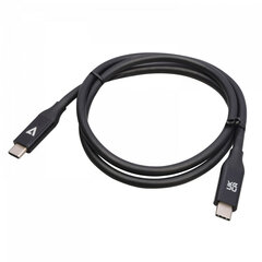 Кабель Micro USB V7 V7USB4-80CM          Чёрный 0,8 m цена и информация | Кабели и провода | 220.lv