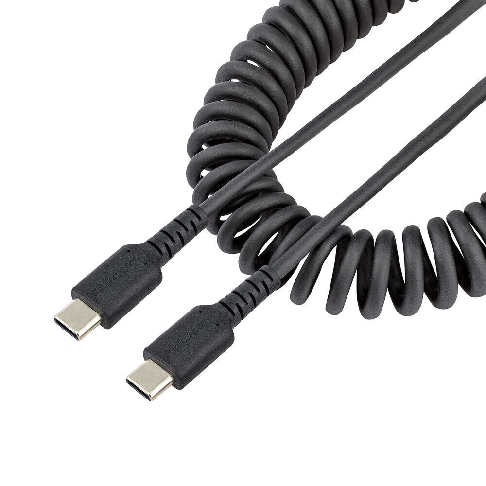 Kabelis USB C Startech R2CCC-50C-USB-CABLE Melns 50 cm cena un informācija | Kabeļi un vadi | 220.lv