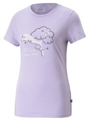 PUMA Graphics Valentine Tee Vivid Violet 234238017 цена и информация | Футболка женская | 220.lv