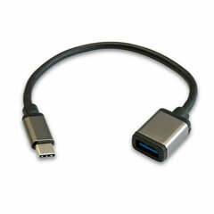 Кабель OTG USB 2.0 Micro 3GO C136, чёрный, 20 см цена и информация | Кабели и провода | 220.lv