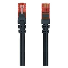 Жесткий сетевой кабель UTP кат. 6 Ewent EW-6U 1000 Mbit/s Чёрный цена и информация | Кабели и провода | 220.lv
