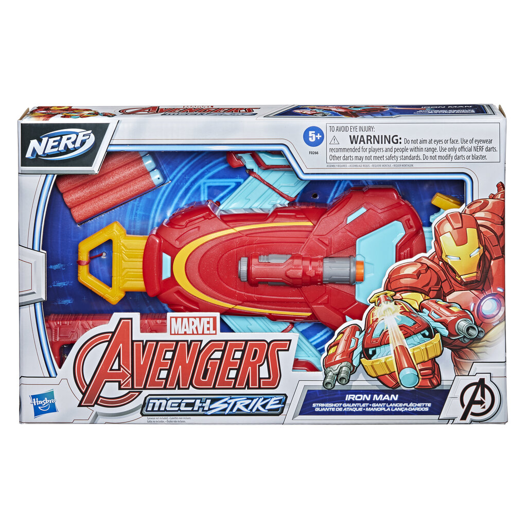 Nerf F0266, Marvel Avengers Mech Strike Iron Man cena un informācija | Rotaļlietas zēniem | 220.lv