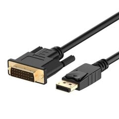 DisplayPort to DVI Converter Ewent EC1440 Melns cena un informācija | Kabeļi un vadi | 220.lv