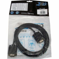 VGA-кабель 3GO VM31162272, чёрный, 3 м цена и информация | Кабели и провода | 220.lv