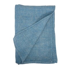 Льняное одеяло Norravilla Herringbone Blue, 135x200 см. цена и информация | Покрывала, пледы | 220.lv