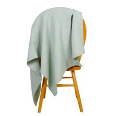 Льняное одеяло Norravilla Herringbone Mint, 135x100 см. цена и информация | Покрывала, пледы | 220.lv