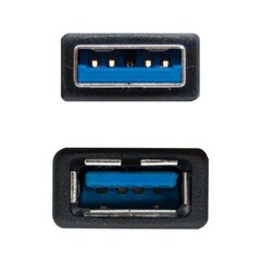 USB-кабель NANOCABLE 10.01.090 Чёрный цена и информация | Кабели и провода | 220.lv