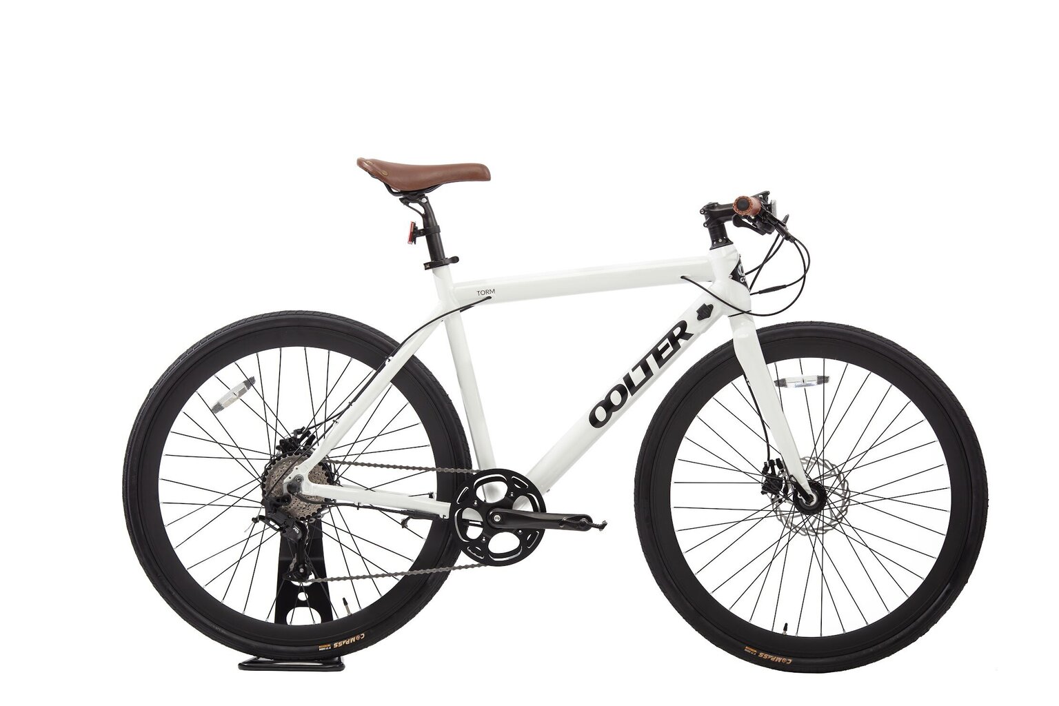 Elektriskais velosipēds Oolter Torm, M izmērs, balts cena un informācija | Elektrovelosipēdi | 220.lv