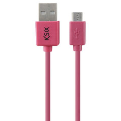 USB Cable to Micro USB KSIX 1 m cena un informācija | Kabeļi un vadi | 220.lv