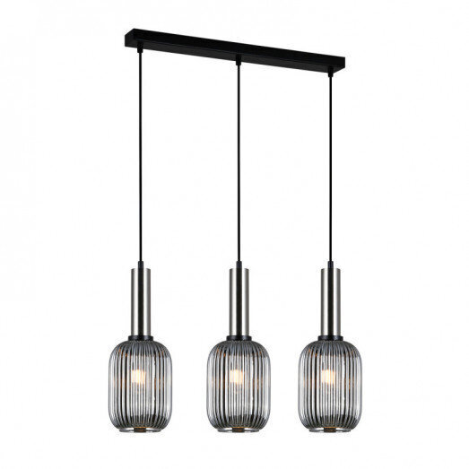 IItalux piekaramā lampa Antiola PND-5588-3M-SC+CL cena un informācija | Griestu lampas | 220.lv