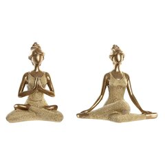 Декоративная фигура DKD Home Decor Yoga, 2 шт. цена и информация | Детали интерьера | 220.lv