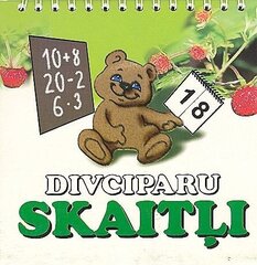 Divciparu skaitļi cena un informācija | Krāsojamās grāmatas | 220.lv