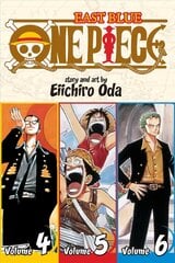 One Piece (Omnibus Edition), Vol. 2: Includes vols. 4, 5 & 6 Omnibus ed, 2, East Blue 4-5-6, 3-in-1 Edition cena un informācija | Fantāzija, fantastikas grāmatas | 220.lv
