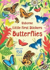 Little First Stickers Butterflies cena un informācija | Grāmatas mazuļiem | 220.lv