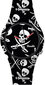 Doodle Skull Mood Black Pirates Skulls DOSK002 cena un informācija | Sieviešu pulksteņi | 220.lv