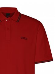 Vīriešu polo krekls BUGATTI Contrast Stripes, Sarkans 562057340 cena un informācija | Vīriešu T-krekli | 220.lv