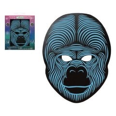 Maska LED Gorilla cena un informācija | Karnevāla kostīmi, maskas un parūkas | 220.lv