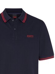 Vīriešu polo krekls BUGATTI Contrast Stripes, Zils 562057336 cena un informācija | Vīriešu T-krekli | 220.lv