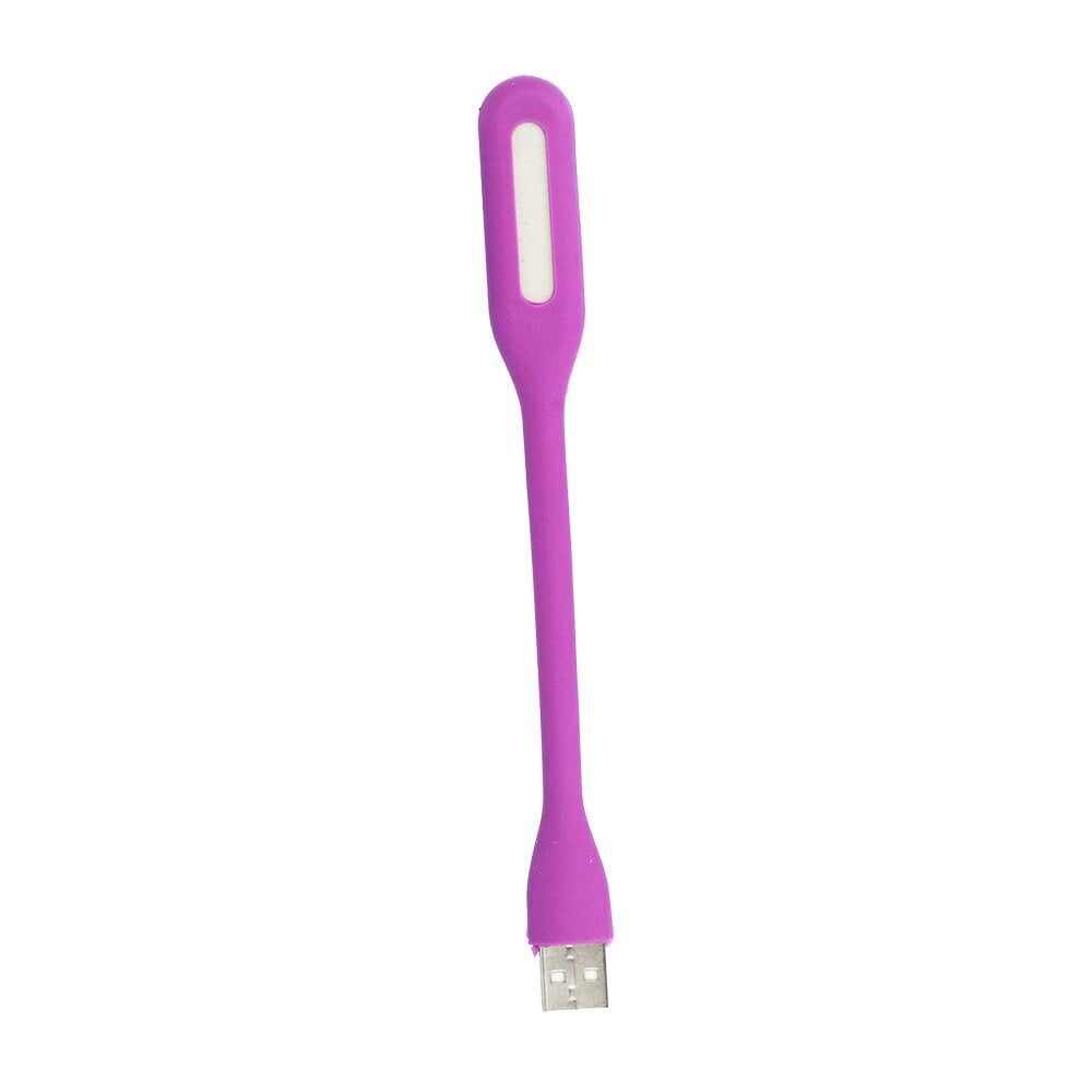 Mini LED lampa silikona USB violeta cena un informācija | Galda lampas | 220.lv