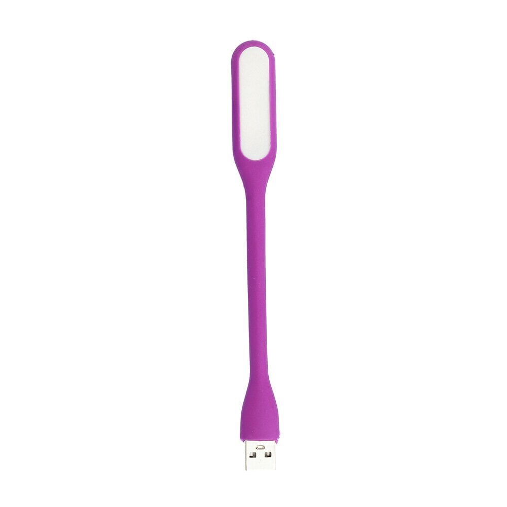 Mini LED lampa silikona USB violeta цена и информация | Galda lampas | 220.lv