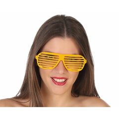 Brilles Disco Fiesta Strīpains Dzeltens cena un informācija | Karnevāla kostīmi, maskas un parūkas | 220.lv
