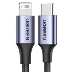 Cable Lightning to USB-C UGREEN PD 3A US304, 1.5m cena un informācija | Kabeļi un vadi | 220.lv