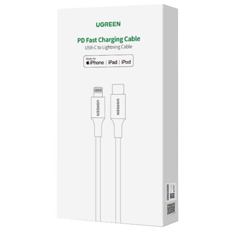 Cable Lightning to USB-C UGREEN PD 3A US304, 1.5m цена и информация | Kabeļi un vadi | 220.lv