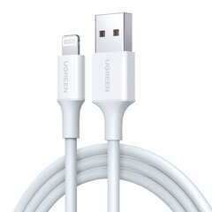 Cable Lightning to USB UGREEN 2.4A US155, 0.25m (white) cena un informācija | Kabeļi un vadi | 220.lv