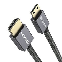 Blitzwolf BW-HDC4 HDMI to HDMI cable 4K, 1.2m (black) цена и информация | Кабели и провода | 220.lv