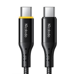 Mcdodo CA-3461 USB-C to USB-C cable, PD 100W, 1.8m (black) cena un informācija | Kabeļi un vadi | 220.lv