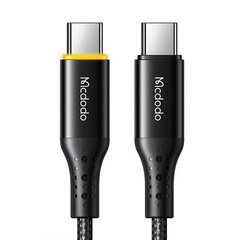 Mcdodo CA-3460 USB-C to USB-C cable, PD 100W, 1.2m (black) цена и информация | Кабели и провода | 220.lv