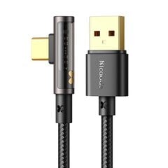 USB-C leņķiskais kabelis, Mcdodo CA-3381, 1,8 m цена и информация | Кабели и провода | 220.lv