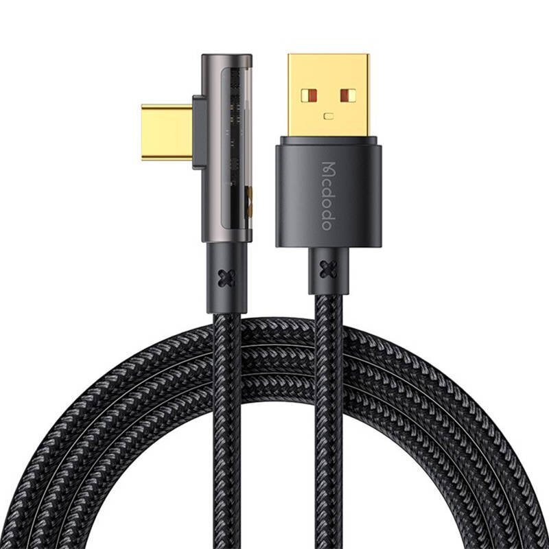 USB-C leņķiskais kabelis, Mcdodo CA-3381, 1,8 m cena un informācija | Kabeļi un vadi | 220.lv