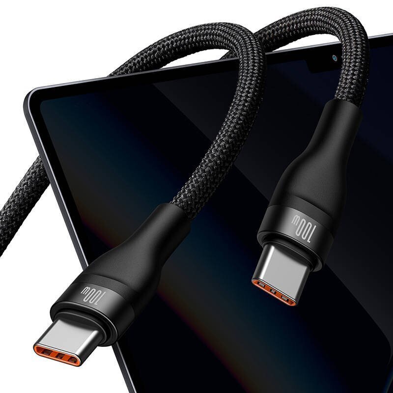 Baseus Flash Series, USB-C, 1.5 m cena un informācija | Kabeļi un vadi | 220.lv