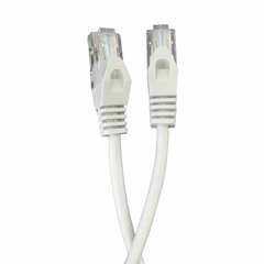 Жесткий сетевой кабель UTP кат. 5е EDM Белый цена и информация | Кабели и провода | 220.lv