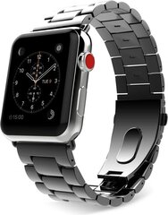 Tech-Protect Stainless для Apple Watch 4/5/6/7/8/SE/ULTRA (42/44/45/49 мм), черный цена и информация | Аксессуары для смарт-часов и браслетов | 220.lv