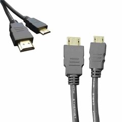 HDMI Kabelis EDM 1,5 m Melns cena un informācija | Kabeļi un vadi | 220.lv