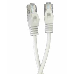 Жесткий сетевой кабель UTP кат. 5е EDM Белый 15 m цена и информация | Кабели и провода | 220.lv