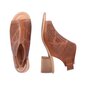 Brūnas sieviešu sandales uz vidēja papēža Remonte cena un informācija | Sieviešu sandales | 220.lv