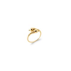 Кольцо с золотым покрытием 750°,  ⌀ 16, произведено во Франции цена и информация | Кольца | 220.lv
